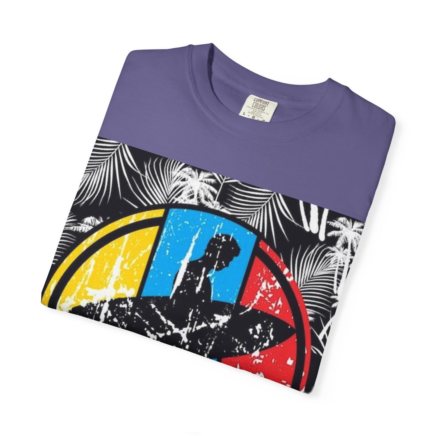 Surf Coast Unisex Garment-Dyed T-shirt - Retro Beach Vibes, Summer Essential, Surfing Gift, Casual Wear, Vacation Style