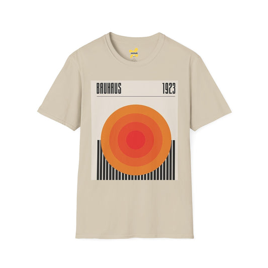 Retro Bauhaus 1923 Unisex Softstyle T-Shirt - Vintage Graphic Tee