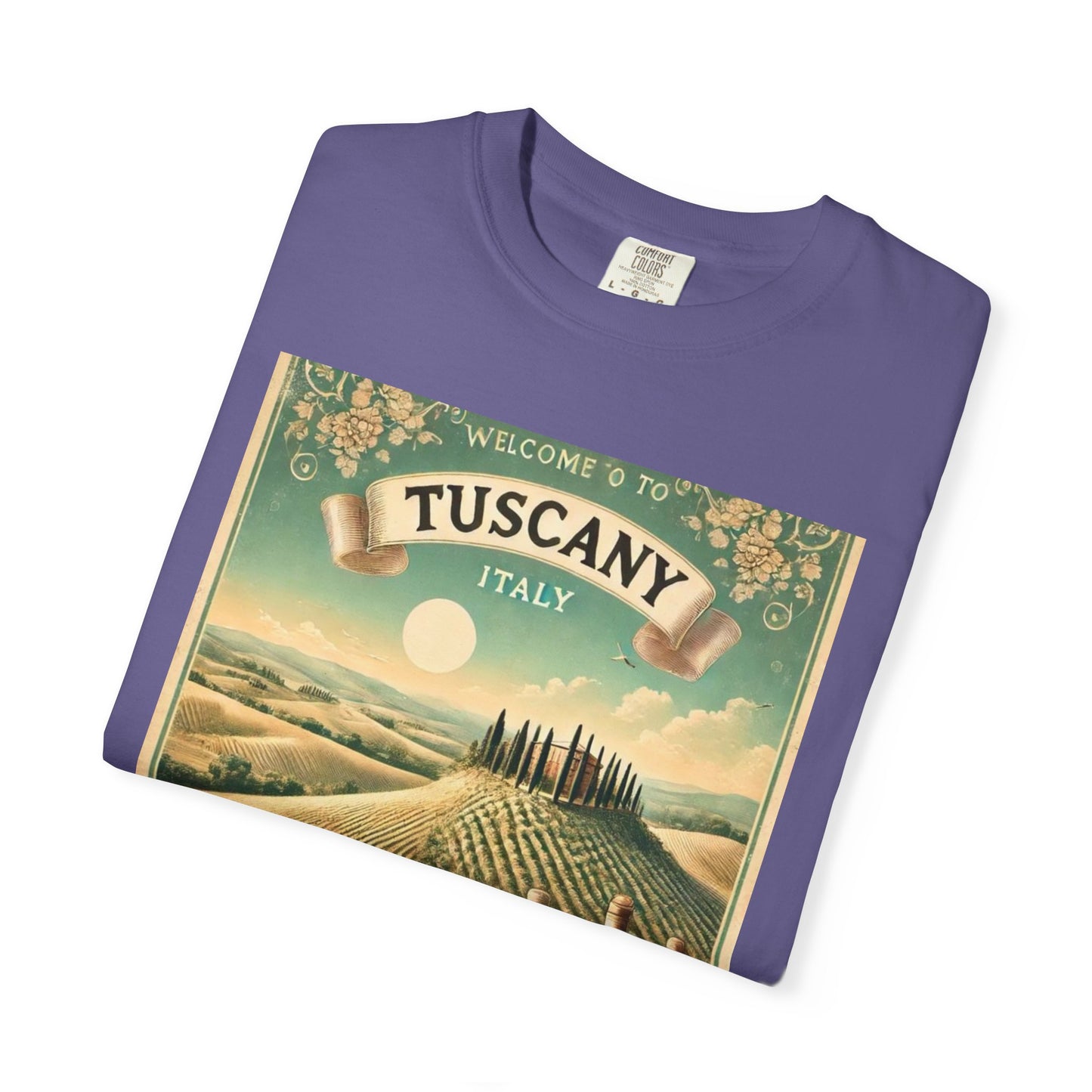 Vintage Tuscany Scene Unisex T-Shirt