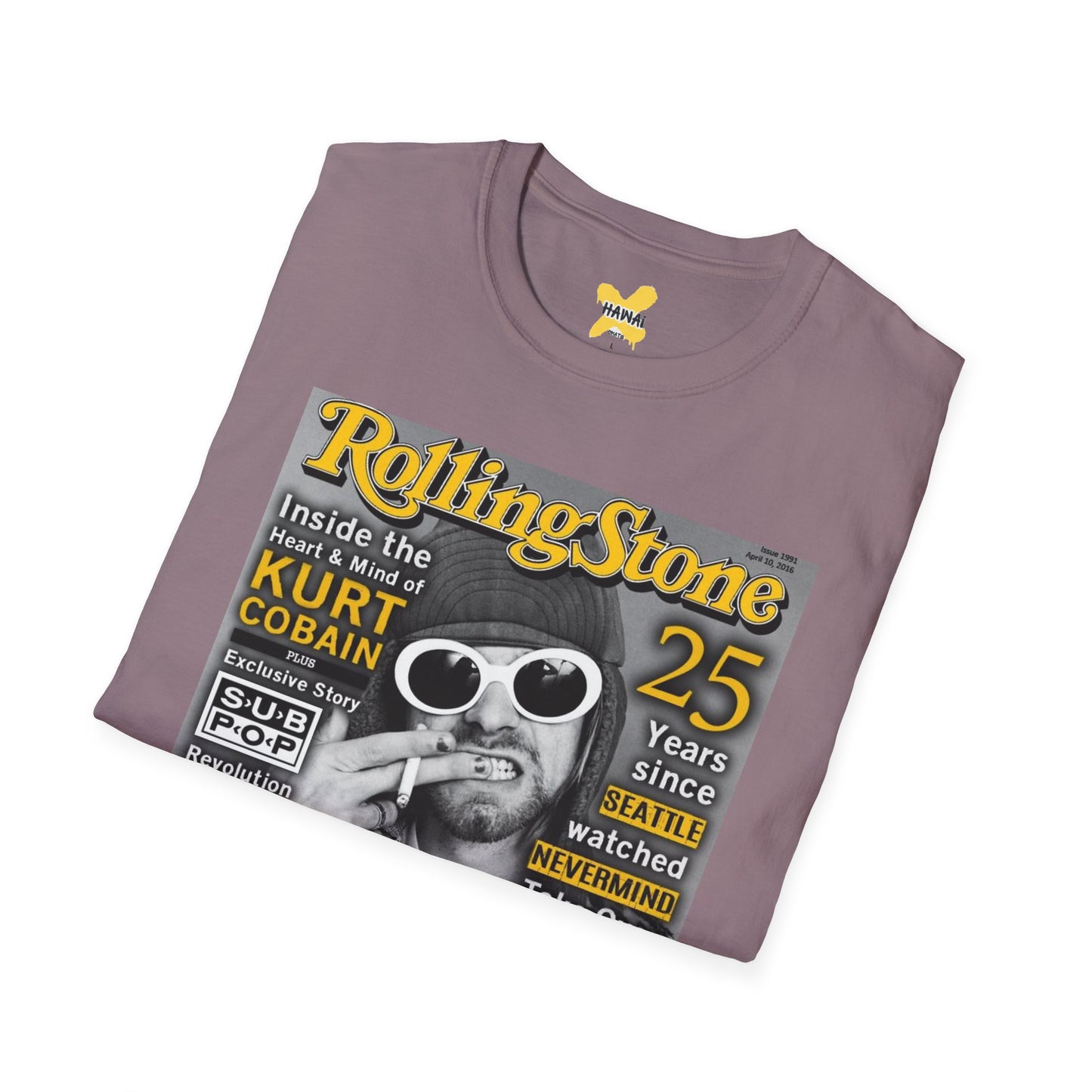 Nirvana Vintage Rolling Stone Unisex T-Shirt