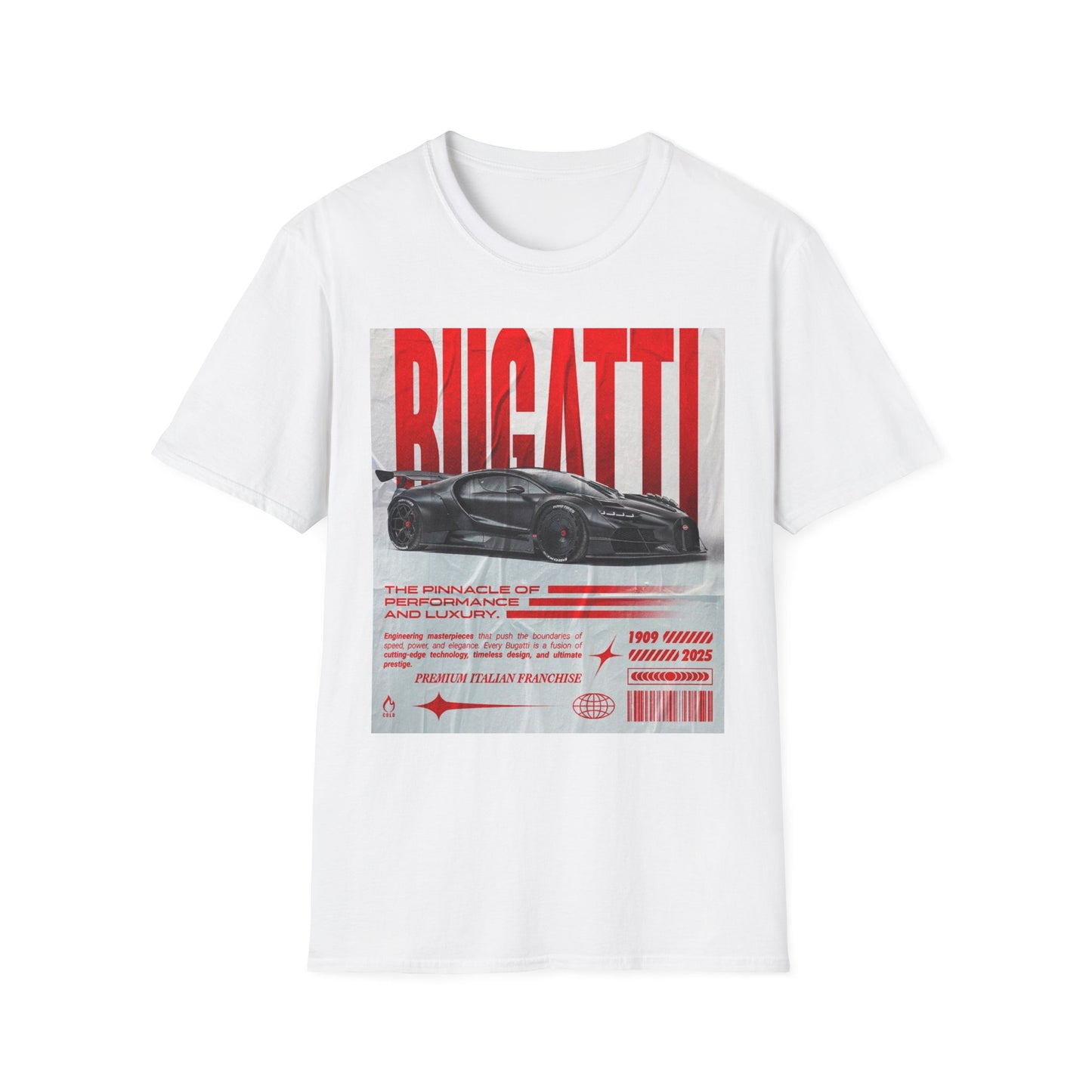Luxury Bugatti Unisex T-Shirt - Performance & Style