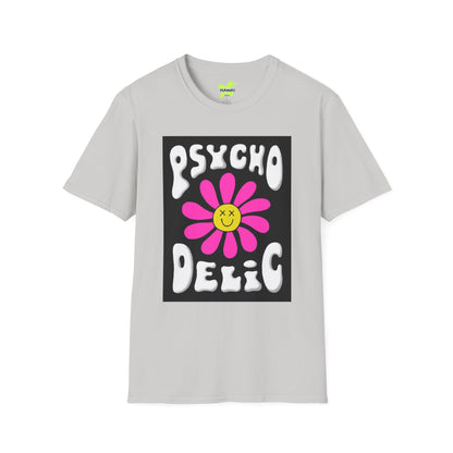 Psychedelic Flower Unisex Softstyle T-Shirt