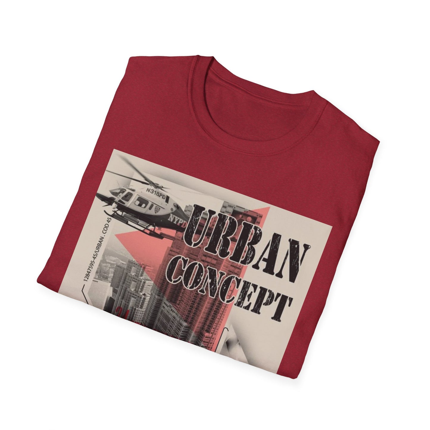 Urban Concept Unisex T-Shirt, Streetwear Tee, Graphic Tee, Casual Fashion, Gift for Him/Her, Trendy Urban Wear