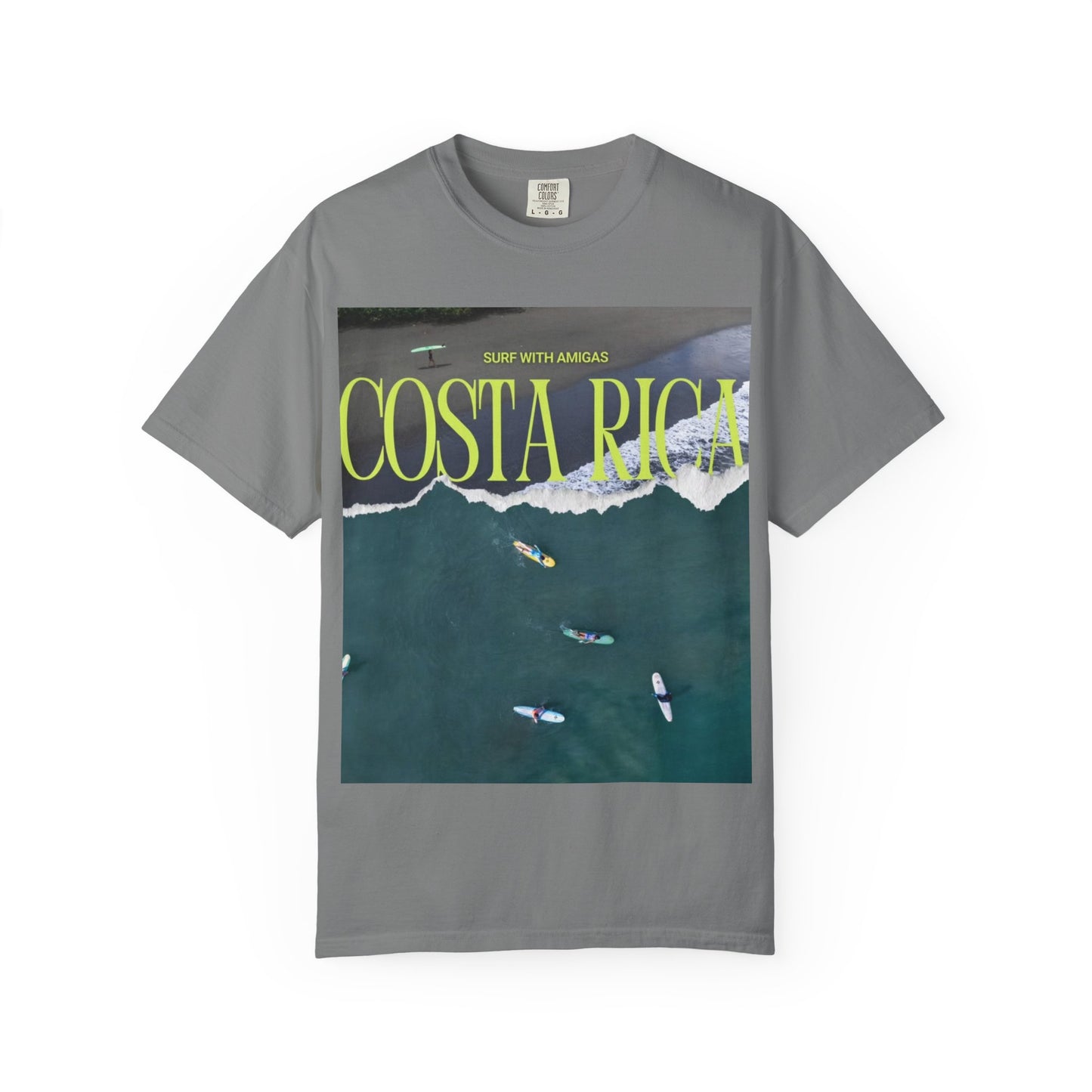 Costa Rica Surf T-Shirt — Aerial Wave & Surfers Graphic Tee
