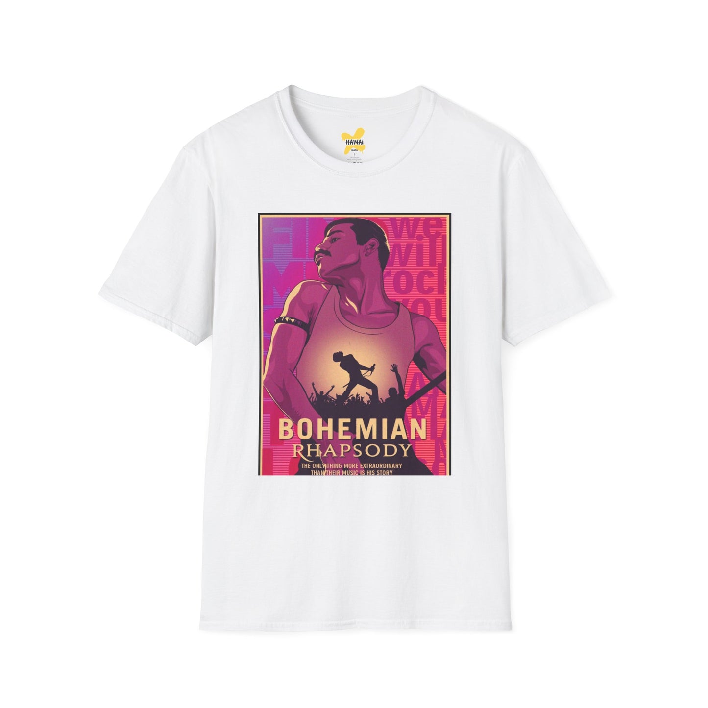 Bohemian Rhapsody Unisex Softstyle T-Shirt - Retro Music Fan Tee