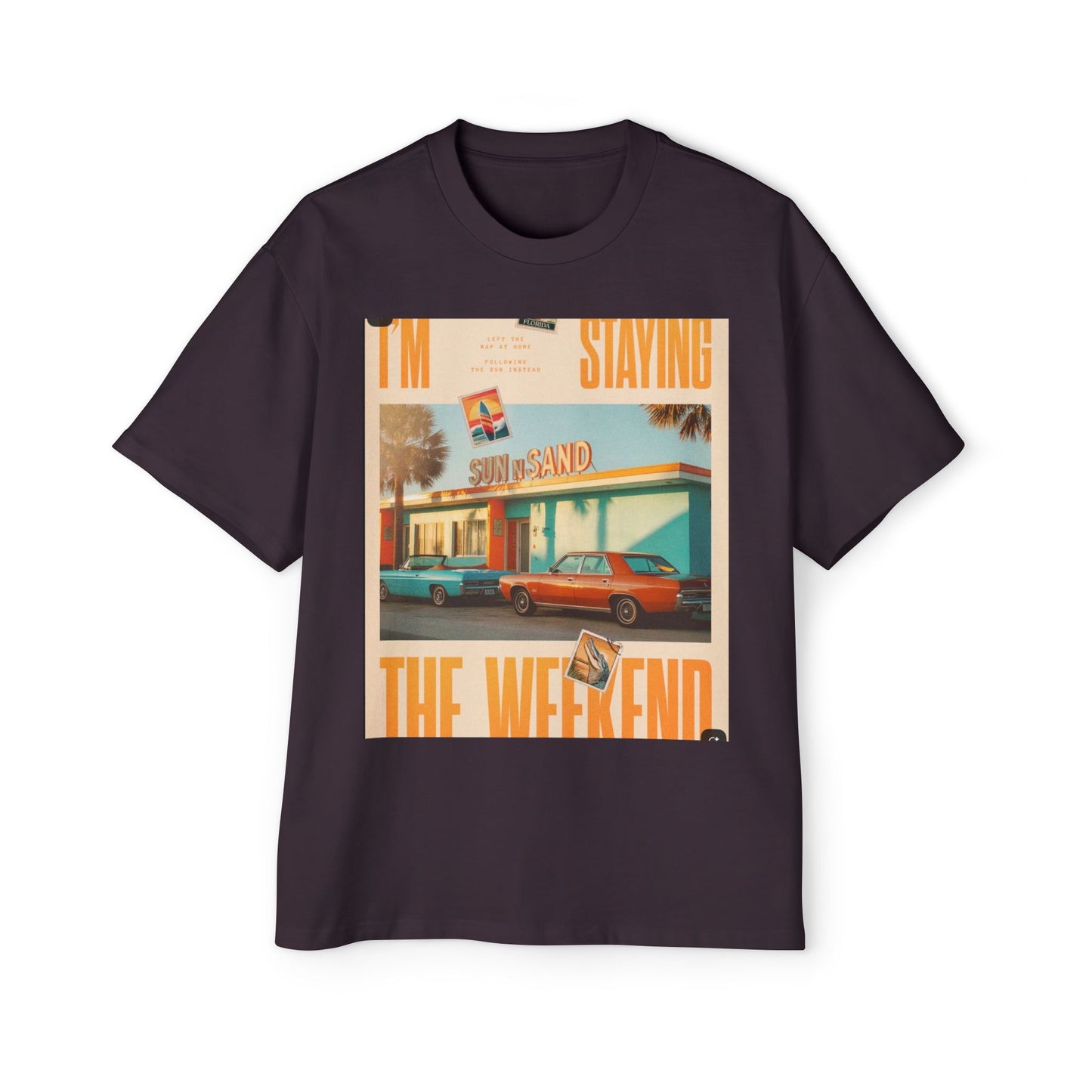 Weekend Vibes Tee — "I'm Staying the Weekend" Retro Diner Graphic T-Shirt