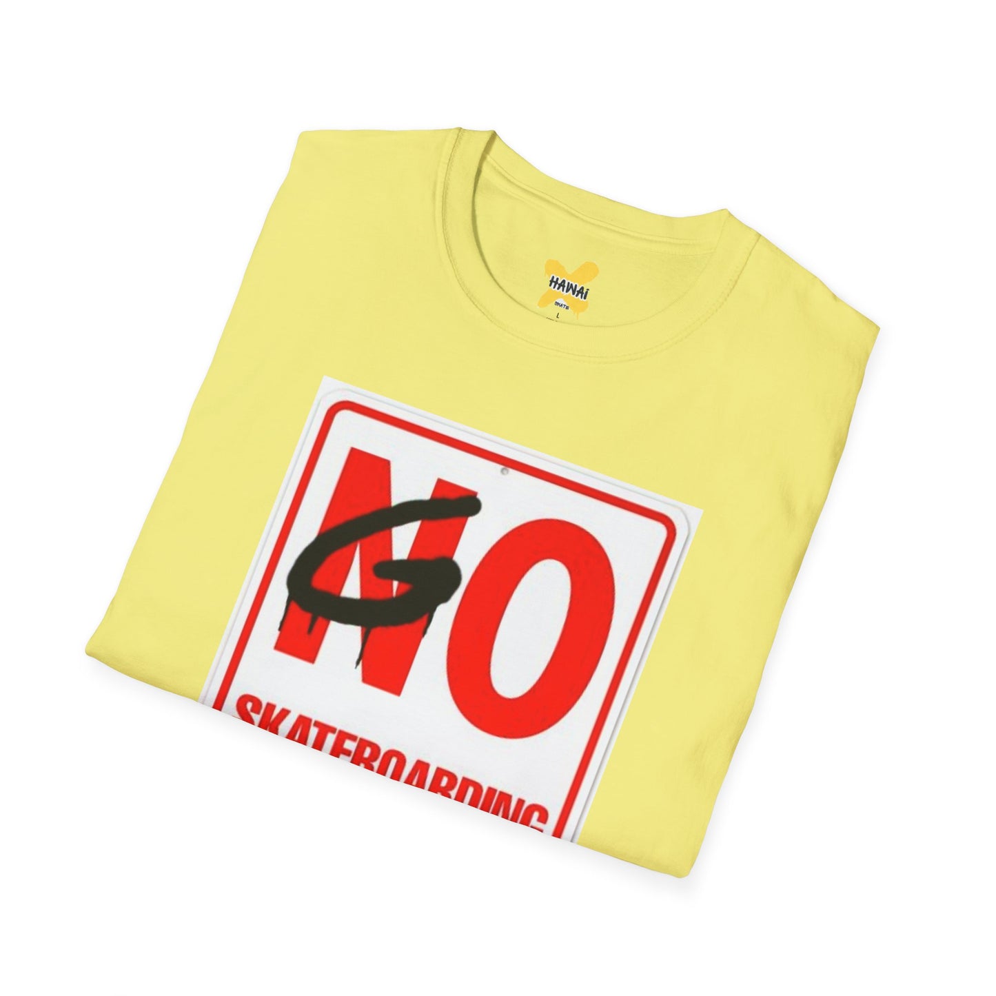 No Skateboarding Funny Unisex T-Shirt - City Police Sign Design