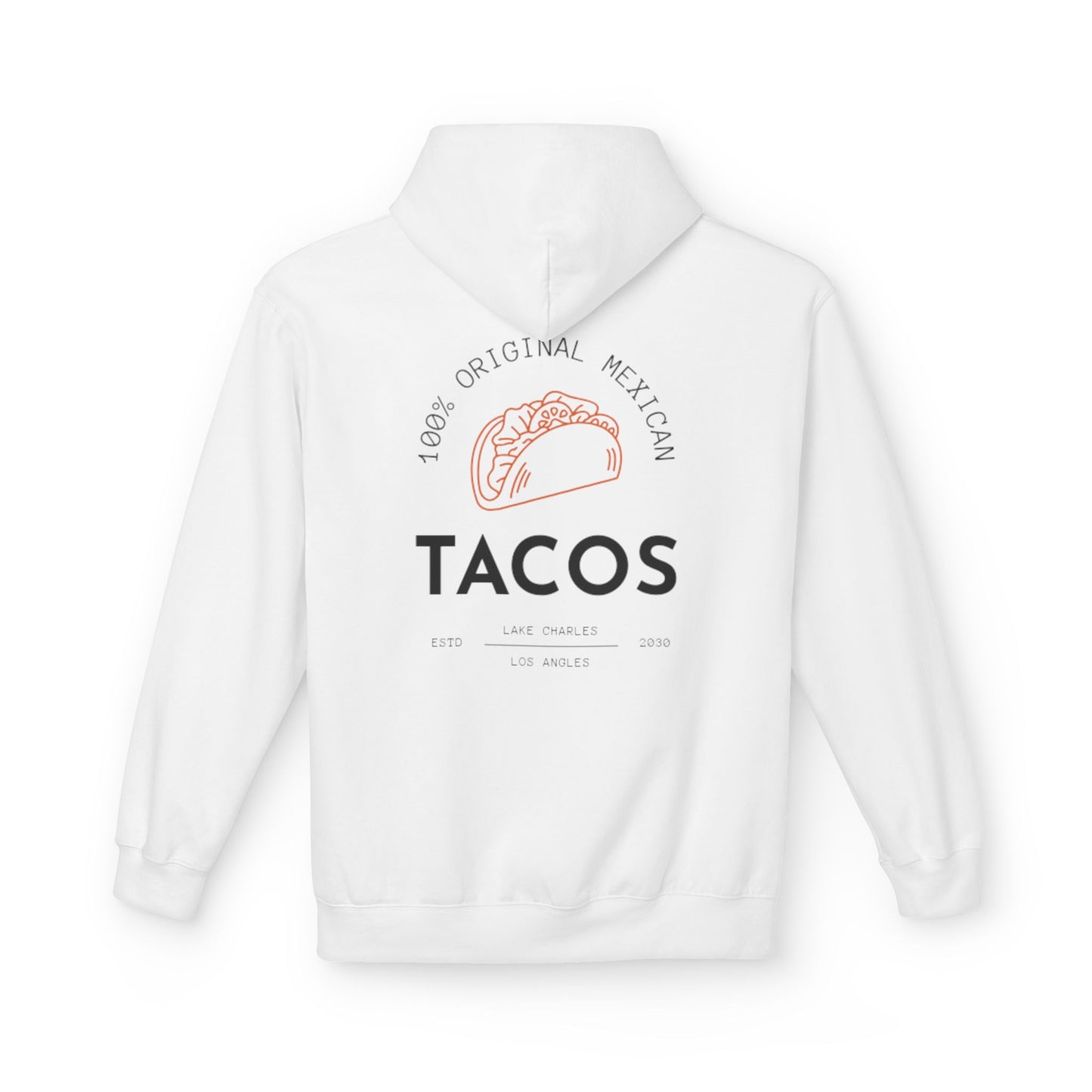 Unisex Taco Lover's Fleece Hoodie - 100% Original Mexican Design