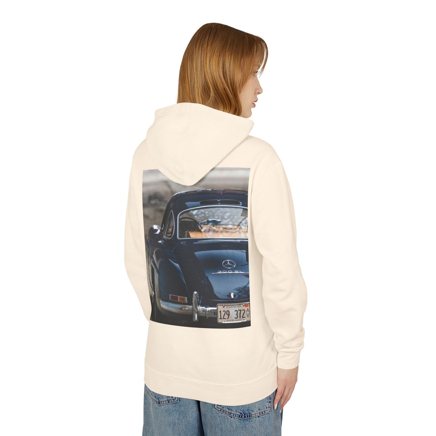 Classic Car Lover's Lightweight Hoodie | Unisex Cozy Sweatshirt, Perfect Gift for Car Enthusiasts, Casual Wear & Retro Style