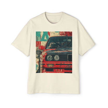 Vintage Racing Car Tee — Retro BMW Front Graphic T-Shirt