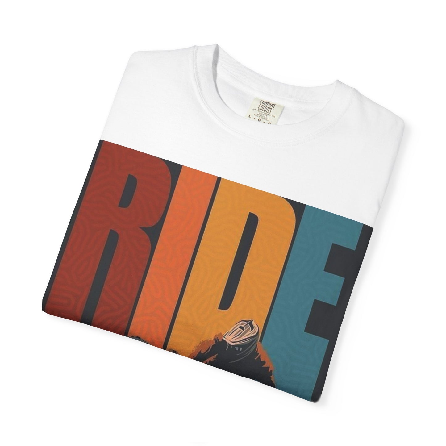 Ride Bike Unisex Garment-Dyed T-shirt | Mountain Biking Graphic Tee
