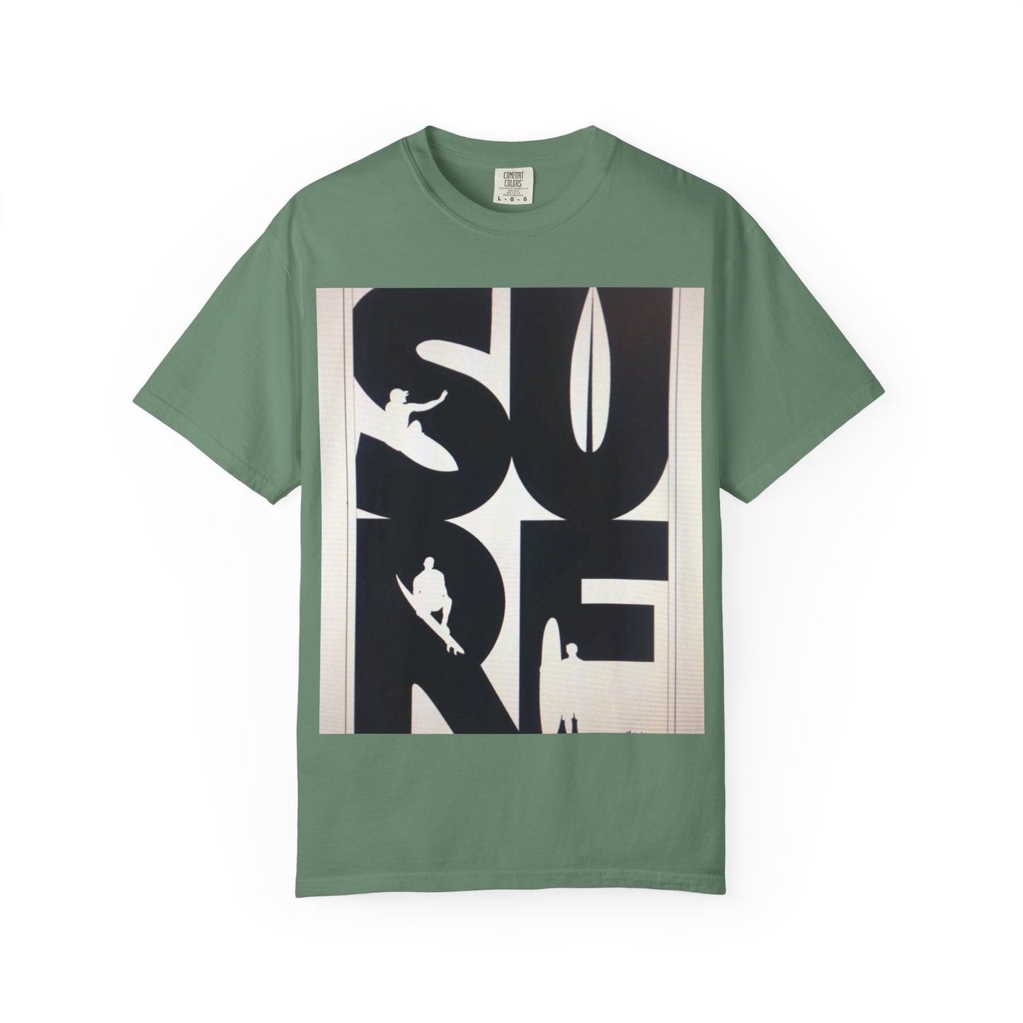 Surf Inspired Unisex Garment-Dyed T-Shirt, Beachwear, Casual Summer Tee, Surfing Gift, Trendy Streetwear, Comfortable Lifestyle Top