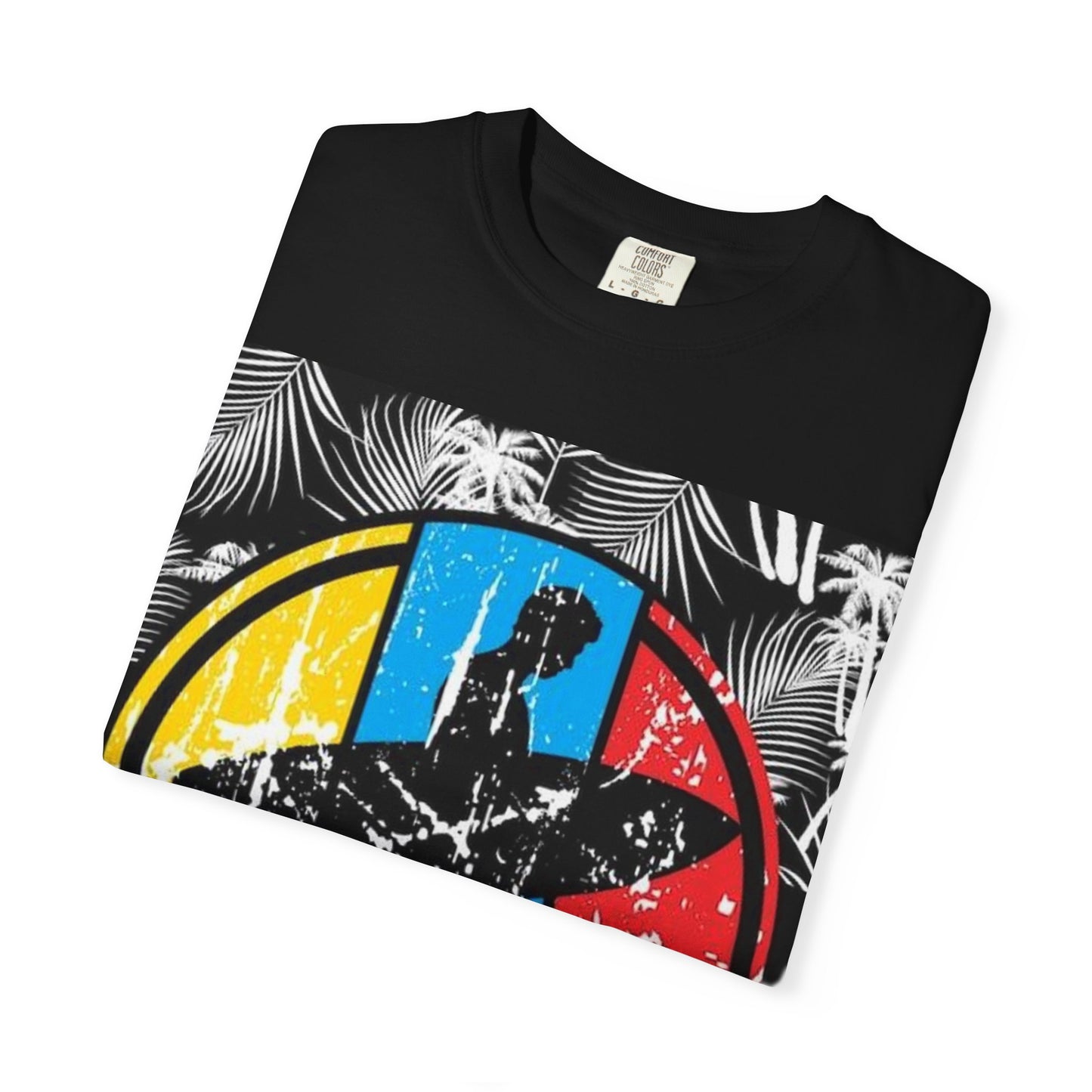 Surf Coast Unisex Garment-Dyed T-shirt - Retro Beach Vibes, Summer Essential, Surfing Gift, Casual Wear, Vacation Style