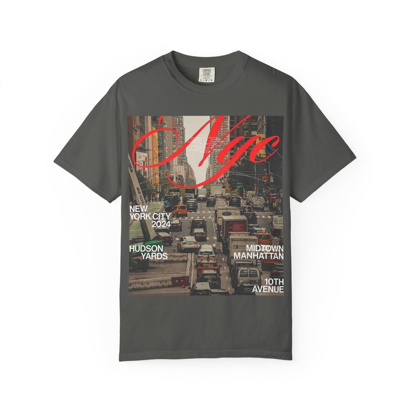 NYC Traffic Photo Tee — Midtown Manhattan Hudson Yards Graphic T-Shirt