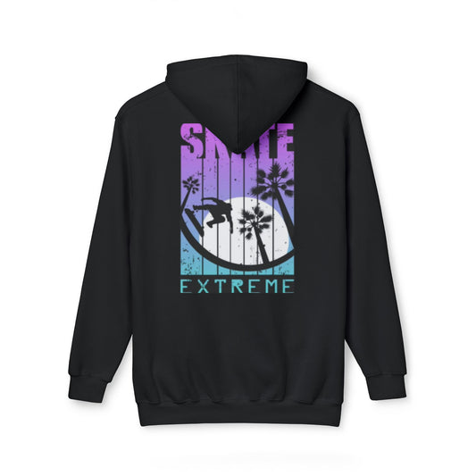 Unisex Hooded Sweatshirt - Extreme Smile Design, Perfect for Casual Adventures