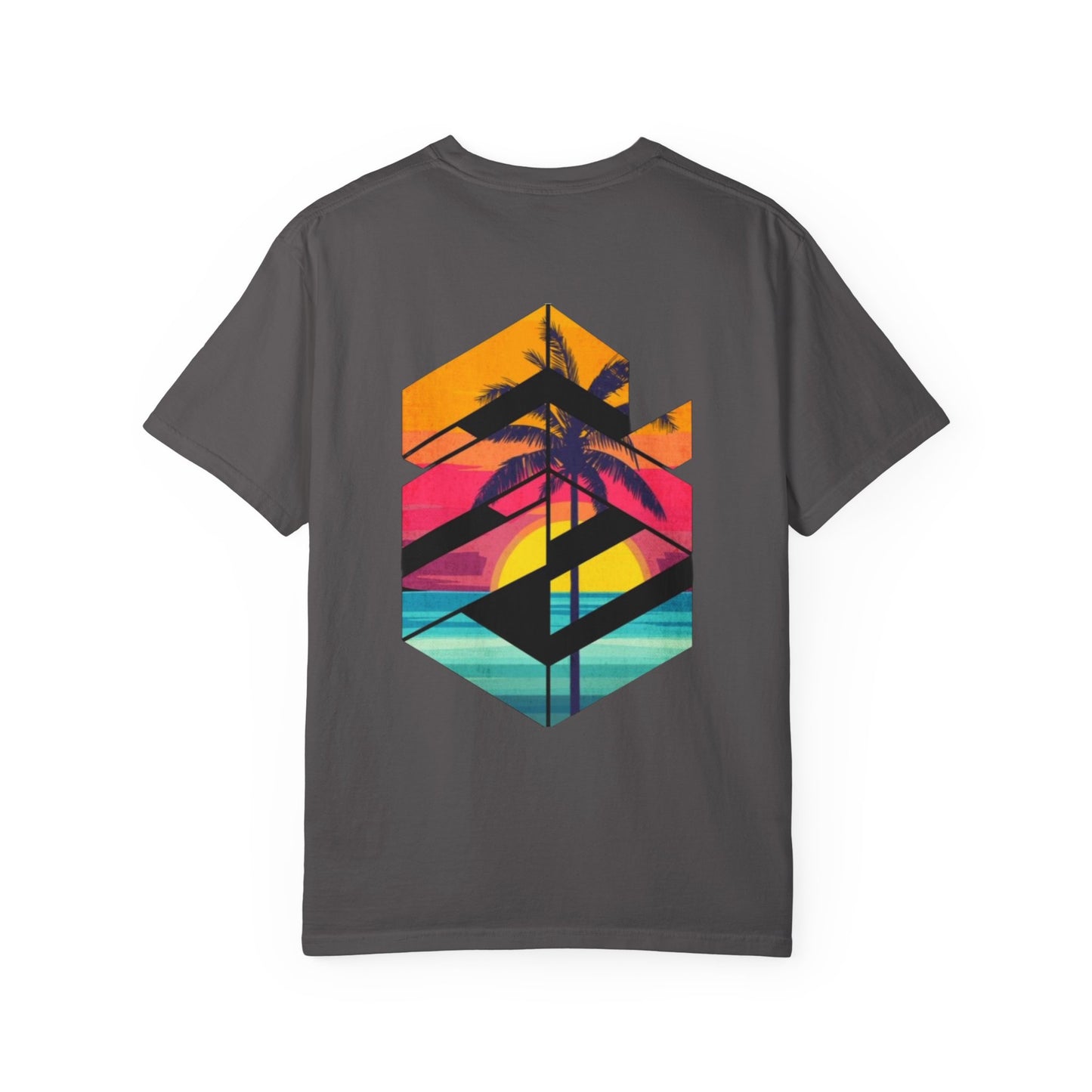 Tropical Sunset Unisex T-Shirt | Beach Vibes & Relaxation