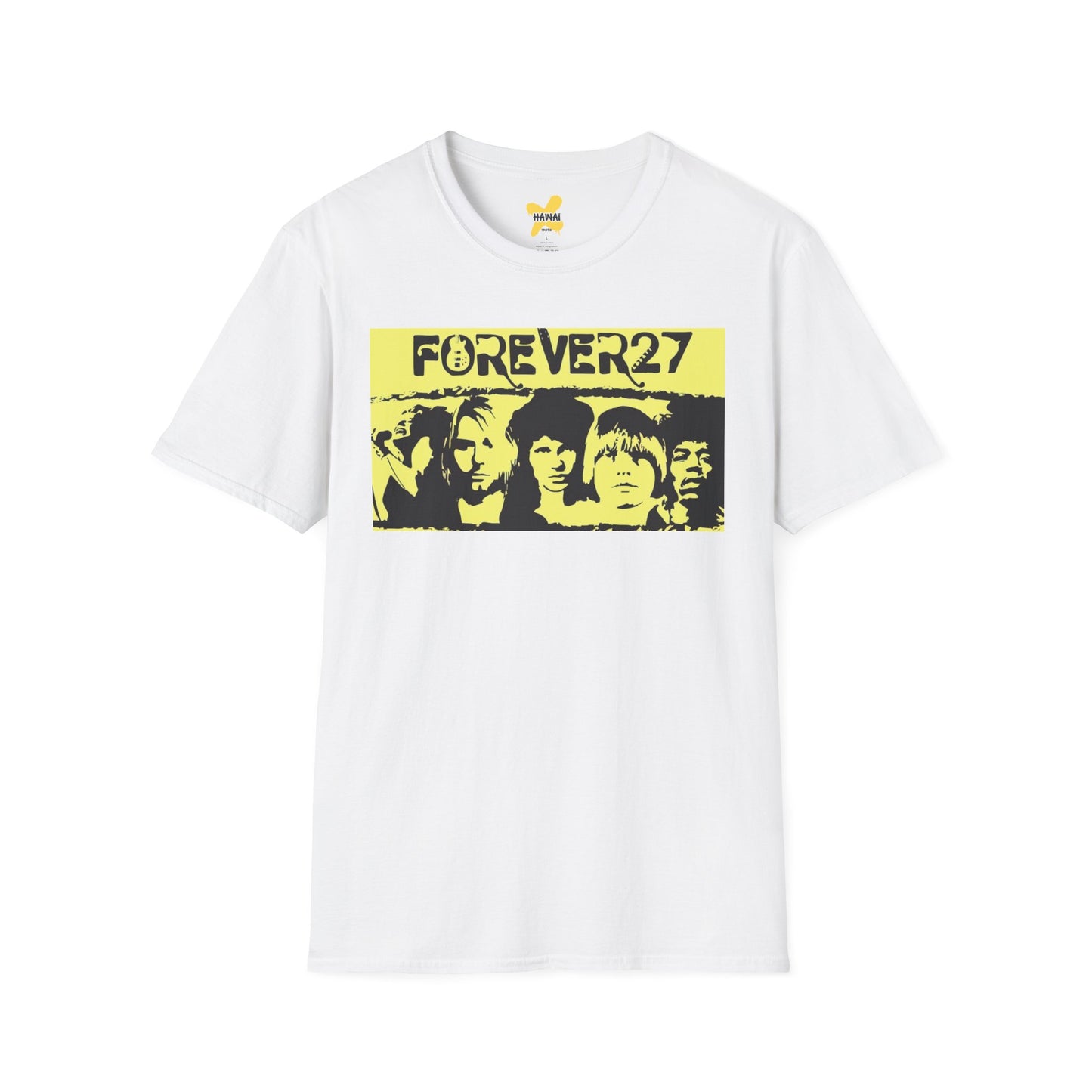 Forever 27 Unisex Softstyle T-Shirt - Tribute to Iconic Musicians