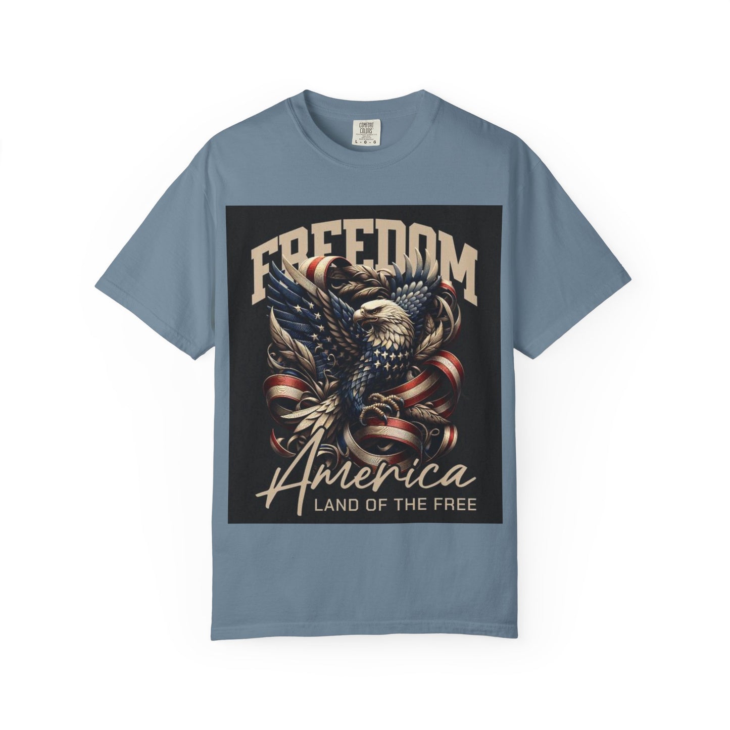 Patriotic Eagle T-Shirt, Freedom Apparel, American Pride Tee, Fourth of July Gift, Vintage Style Shirt