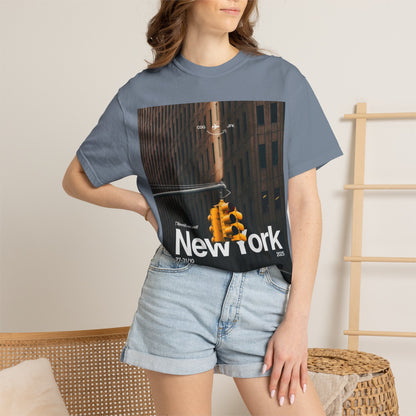 New York City Traffic Light Photo T‑Shirt — Urban Streetwear Tee