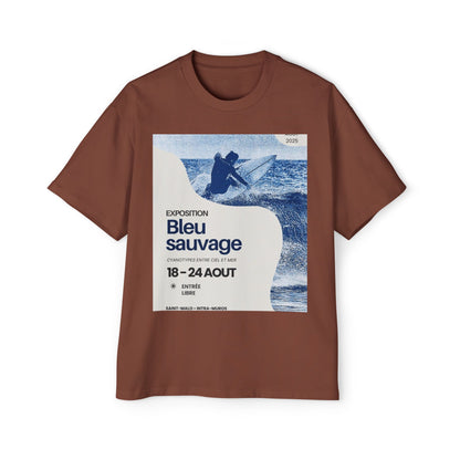 Bleu Sauvage Surf Tee — Men's Oversized Graphic T-Shirt