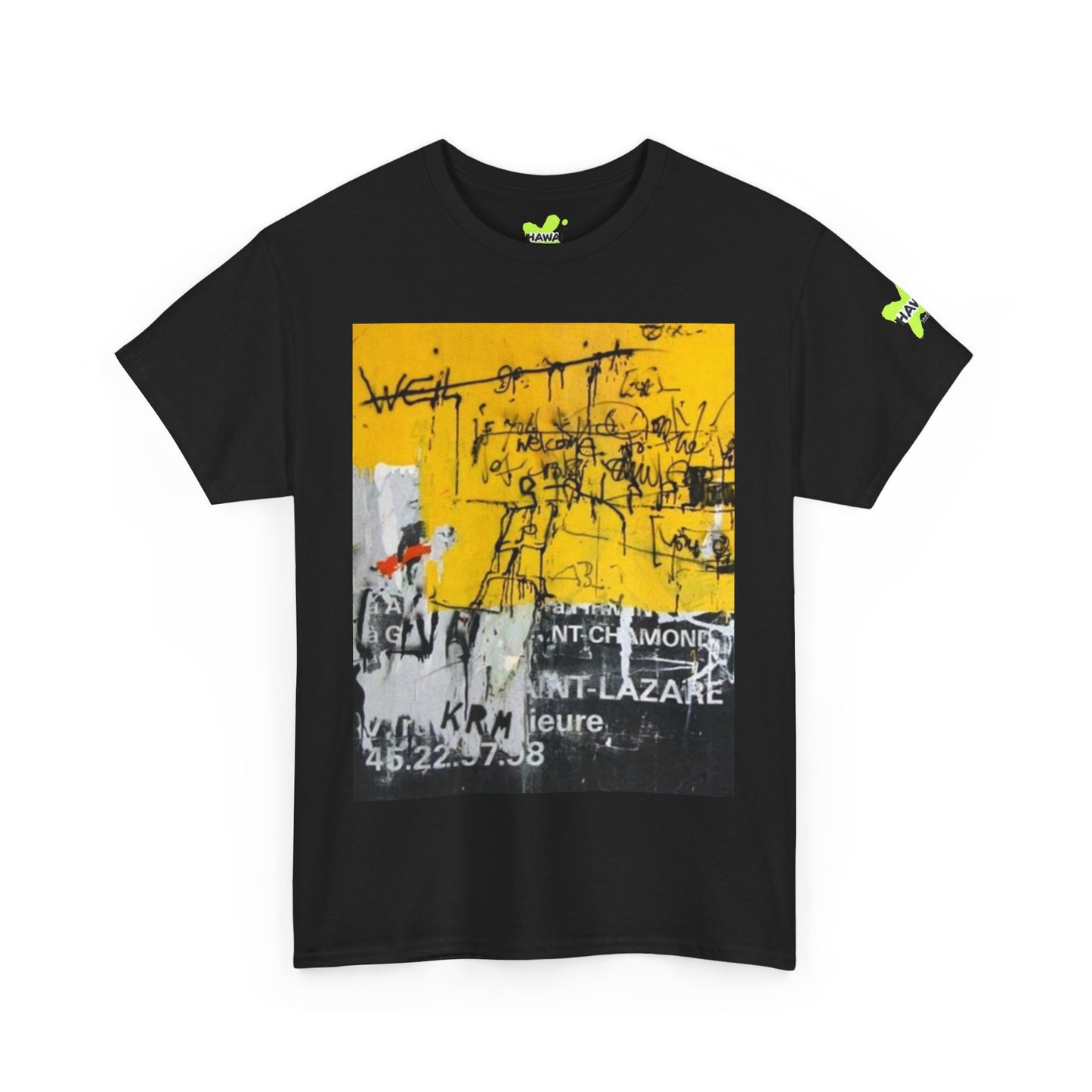 Urban Graffiti Unisex Heavy Cotton Tee | Street Art Inspired Graphic Shirt