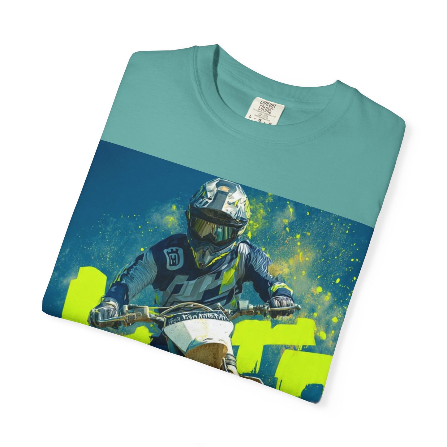 Motocross Dirt Bike Rider T‑Shirt — Extreme Off‑Road Racing Tee