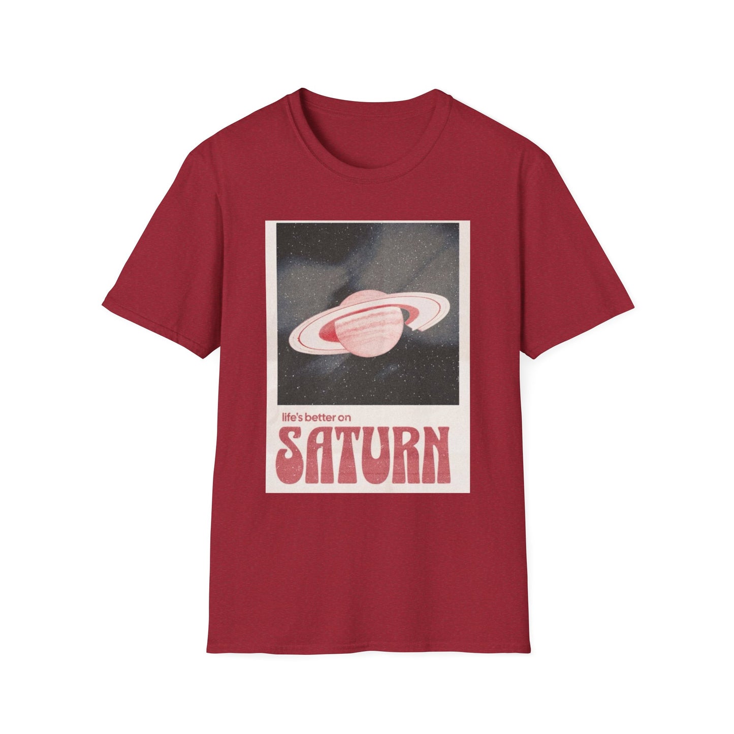 Vintage Saturn Graphic T-Shirt, Retro Space Tee, Unisex Casual Wear, Planet Lovers Gift, Cool Astronomy Shirt