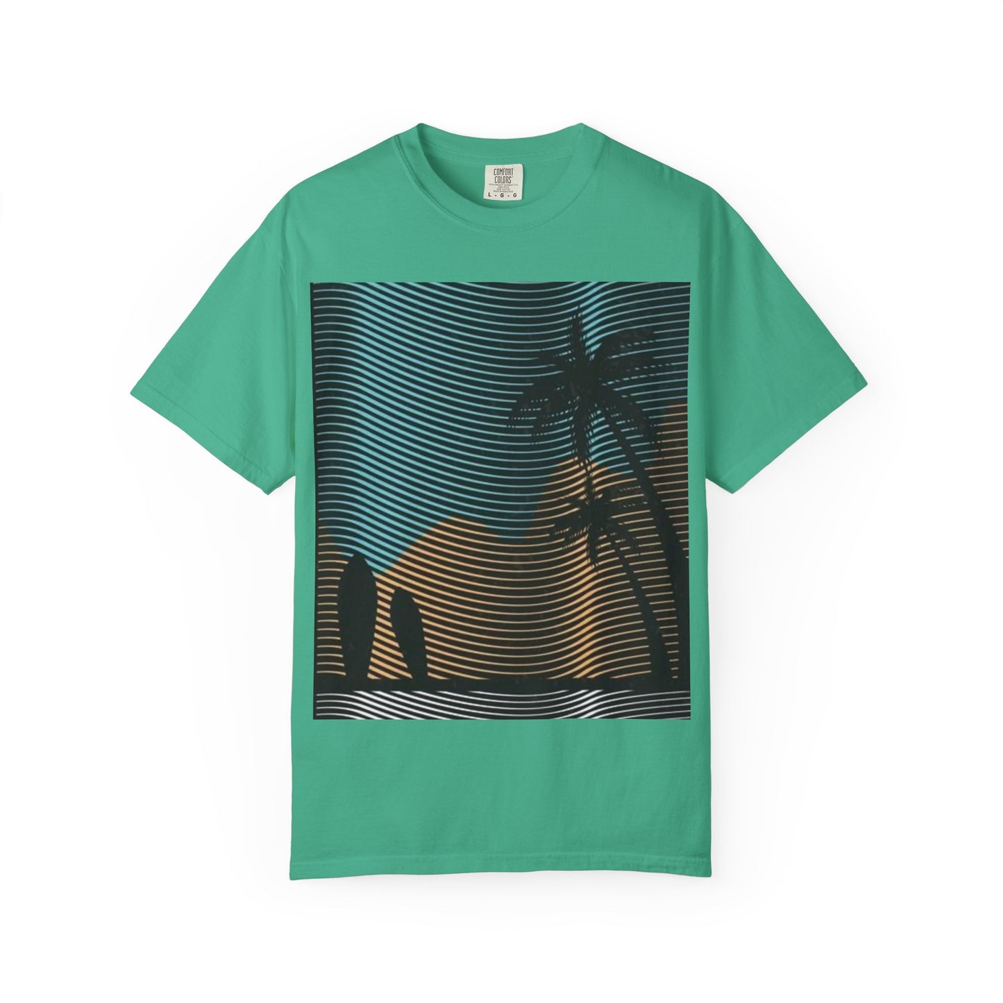 Chill Vibes Unisex Garment-Dyed T-Shirt for Beach Lovers, Summer Casual Wear, Vacation Tee, Relaxed Fit, Gift for Him/Her