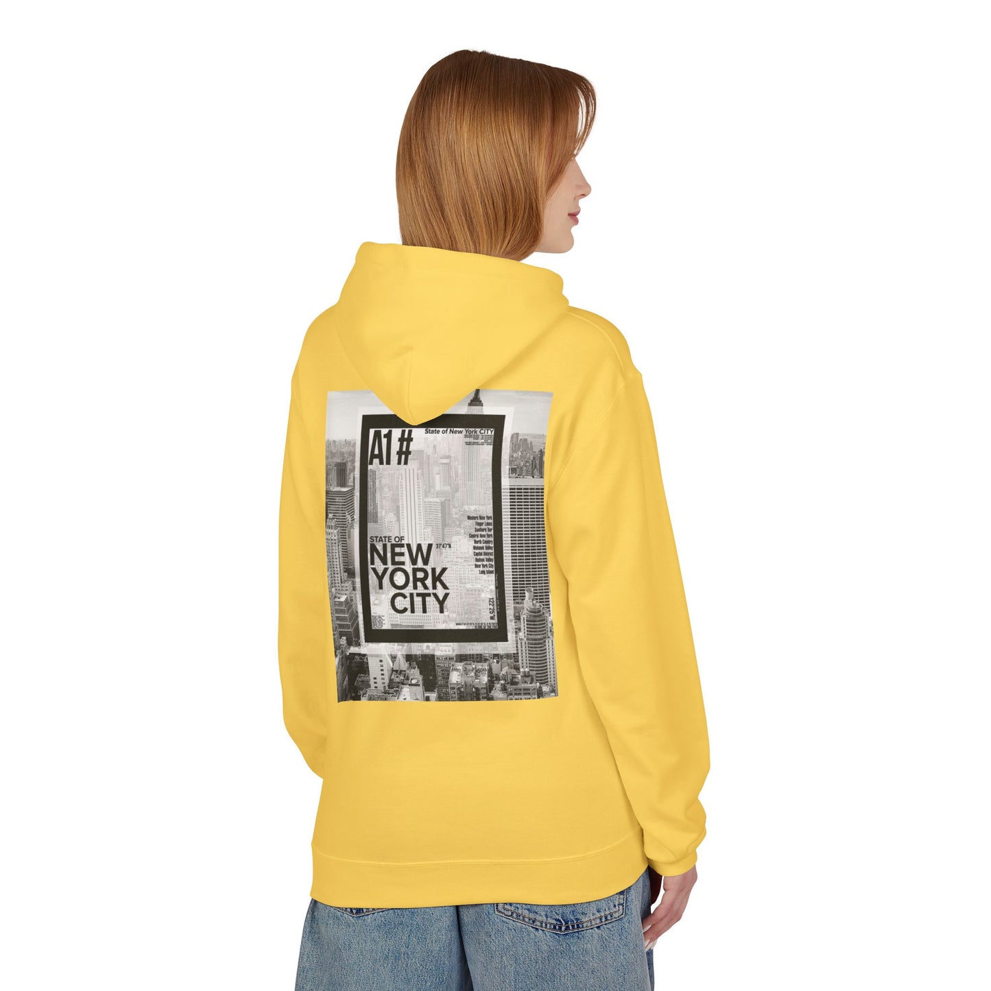 Happy Vibes Unisex Fleece Hoodie - Smiley Face Design