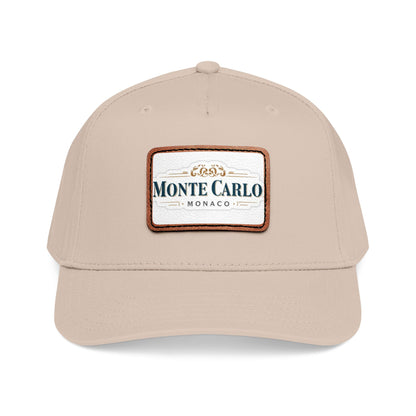 Monte Carlo Leather Patch Baseball Cap