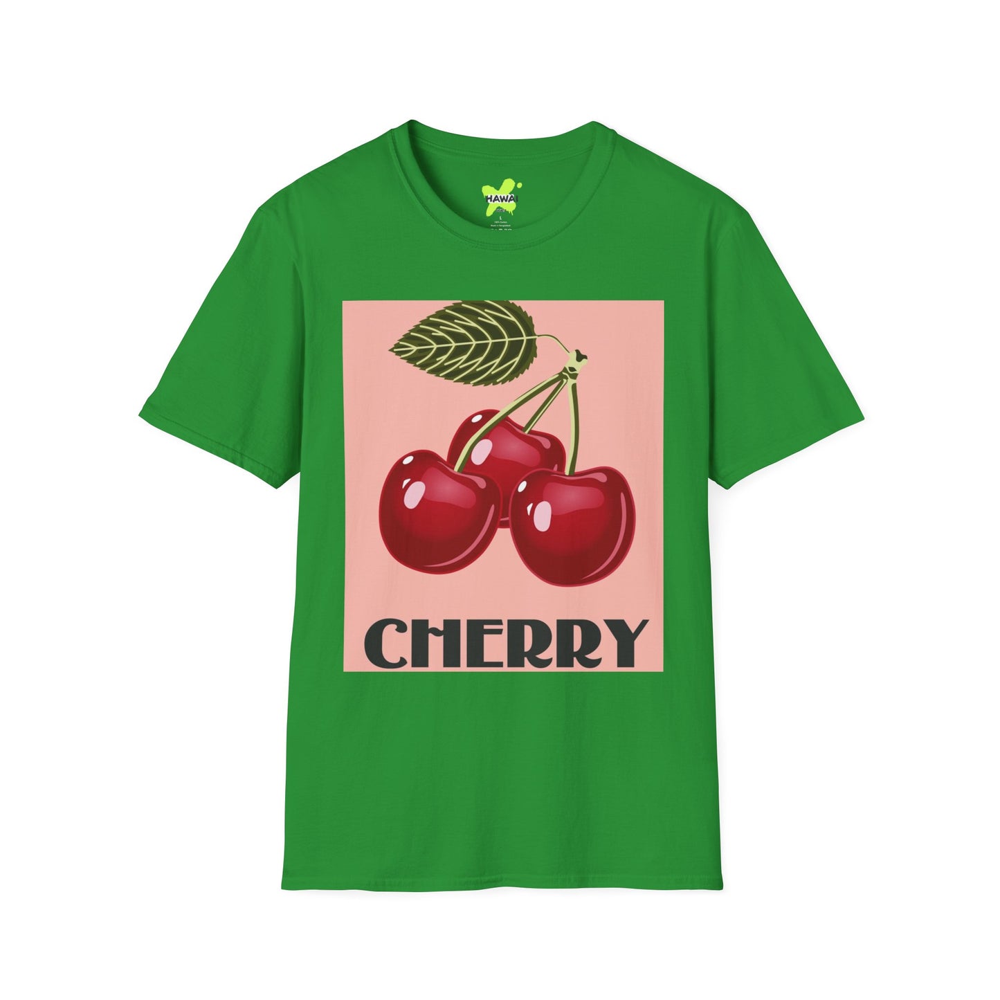 Retro Cherry Graphic T-Shirt for Fruit Lovers