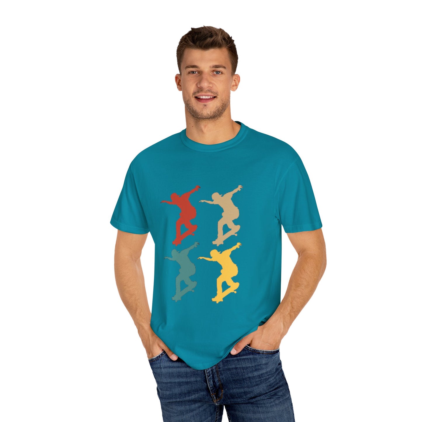Vibrant Skateboarding T-Shirt for Adventure Lovers