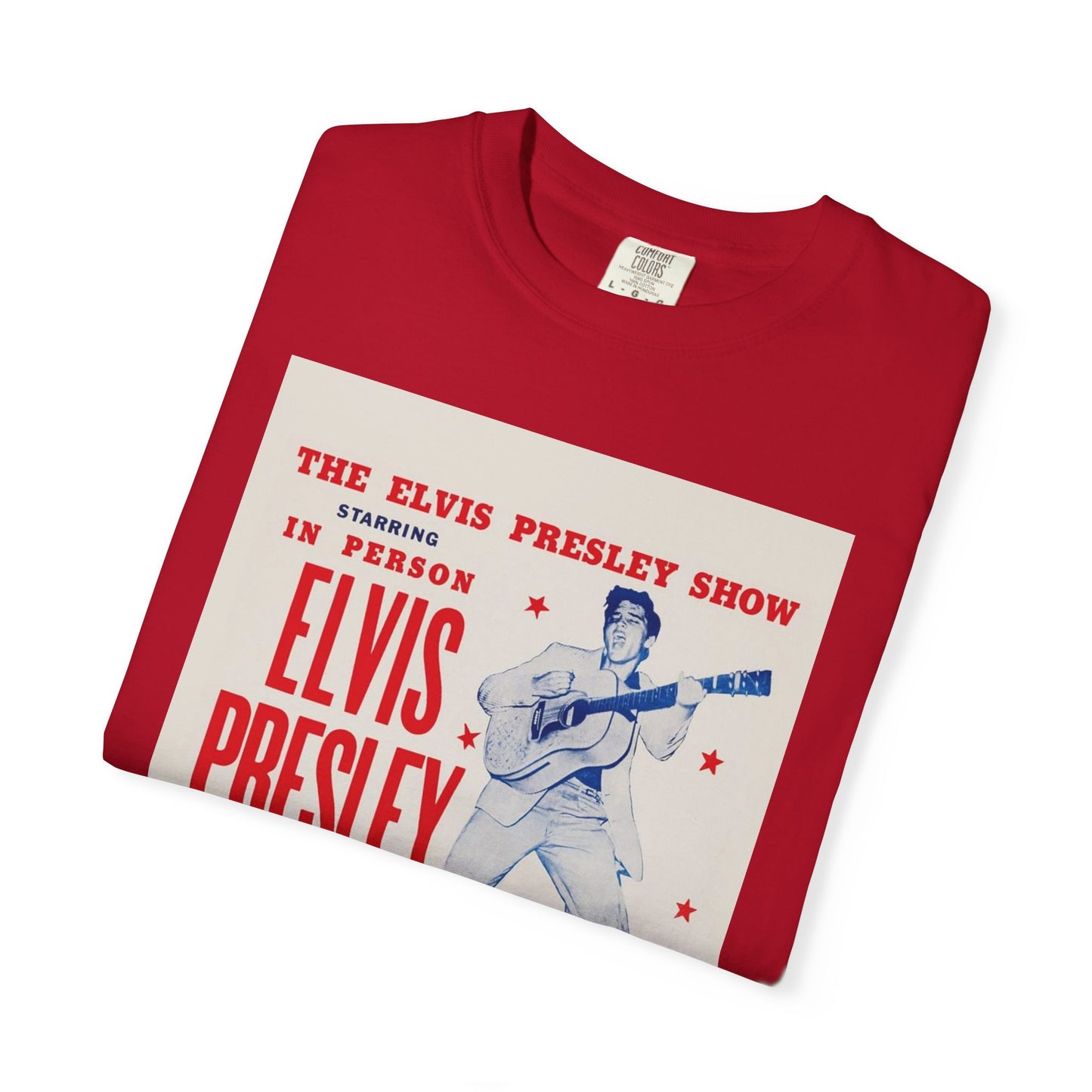Vintage Elvis Presley Concert T-Shirt - Unisex Garment-Dyed Tee
