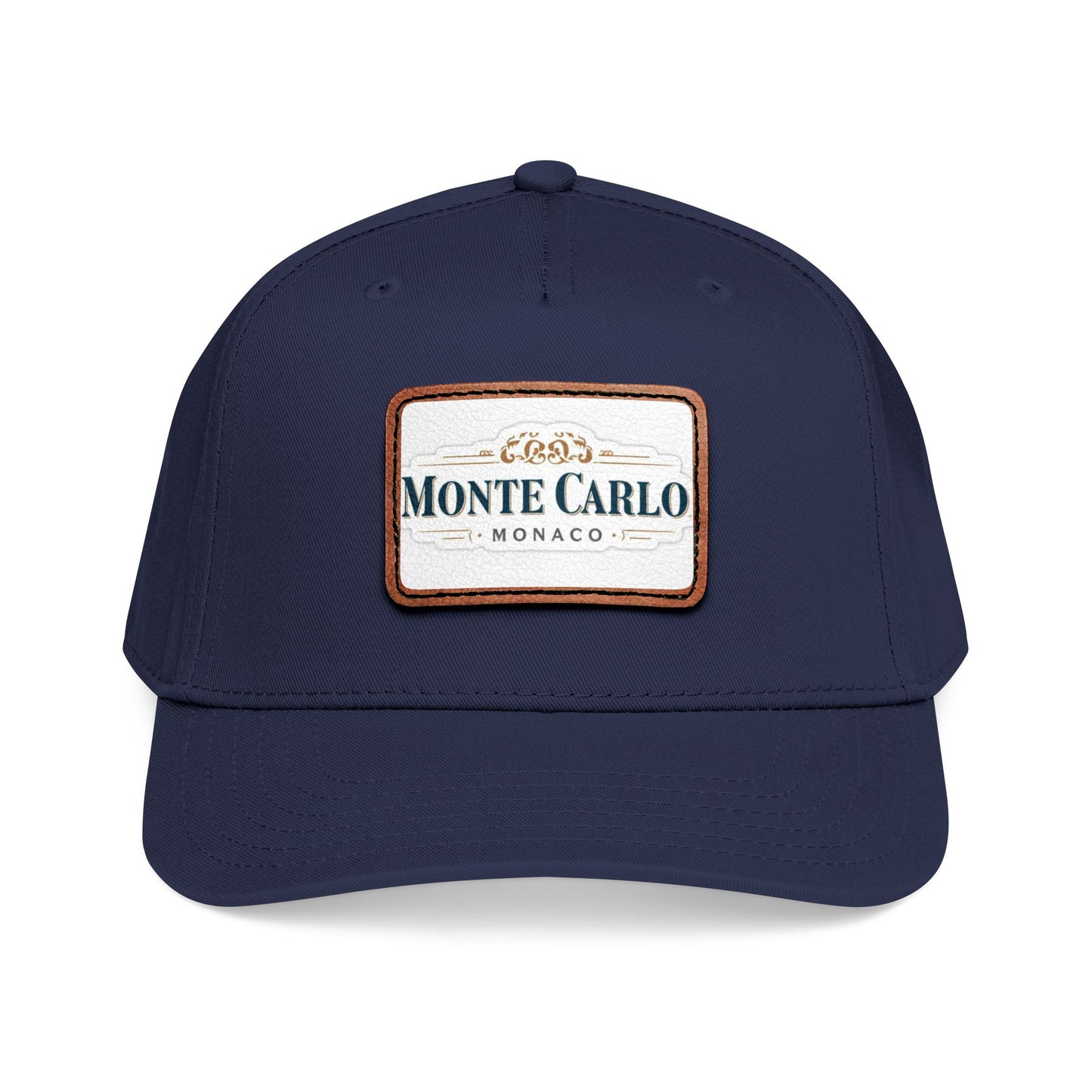 Monte Carlo Leather Patch Baseball Cap