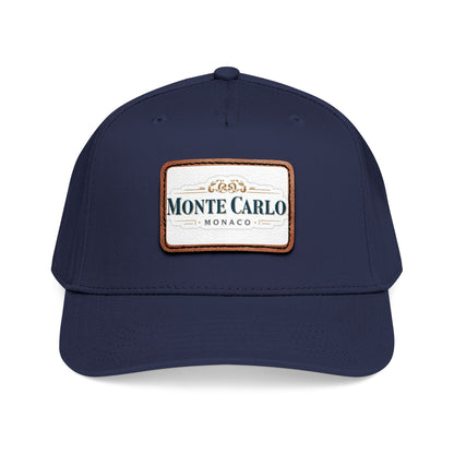 Monte Carlo Leather Patch Baseball Cap