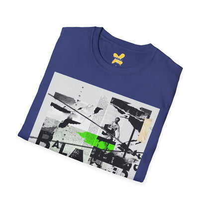 Retro Graphic Tee - Balance Art Design for Casual Style
