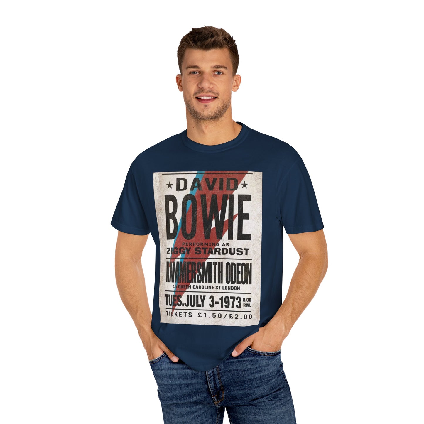 Retro Ziggy Stardust T-Shirt - Unisex Garment-Dyed Tee