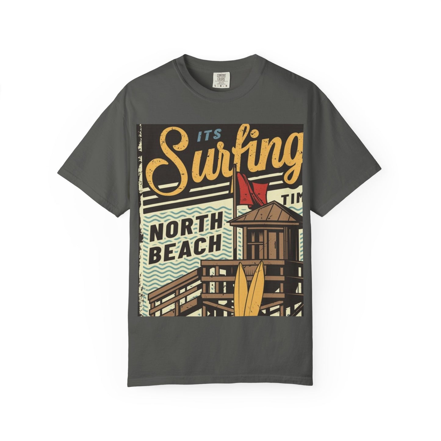 Surf Vibes Unisex T-Shirt - Retro Beach Tee, Casual Style, Summer Wear, Gift for Beach Lovers, Surfing Enthusiasts