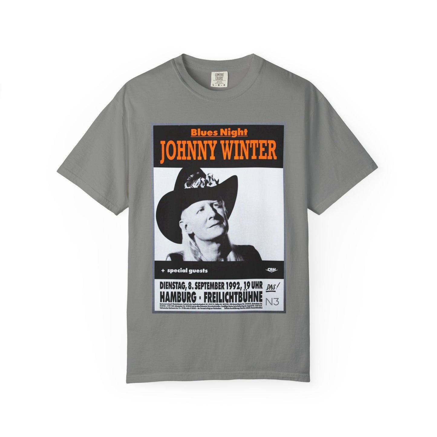 Vintage Johnny Winter Blues Night T-shirt