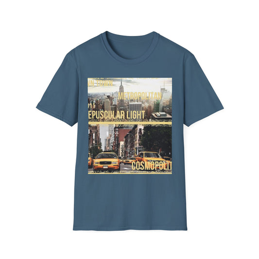New York City Skyline T-Shirt, Graphic Tee, Urban Fashion, Streetwear Style, Gift for Travelers, Summer Casual Wear