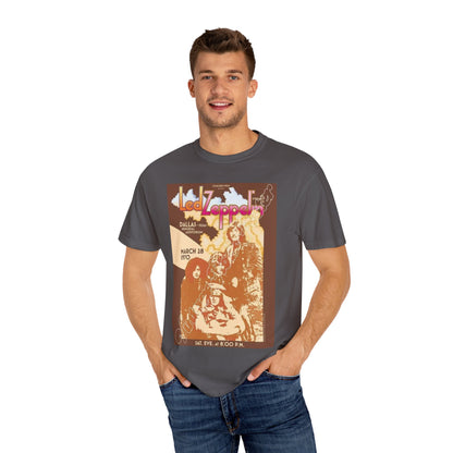 Retro Led Zeppelin T-Shirt | Unisex Garment-Dyed Tee for Music Lovers