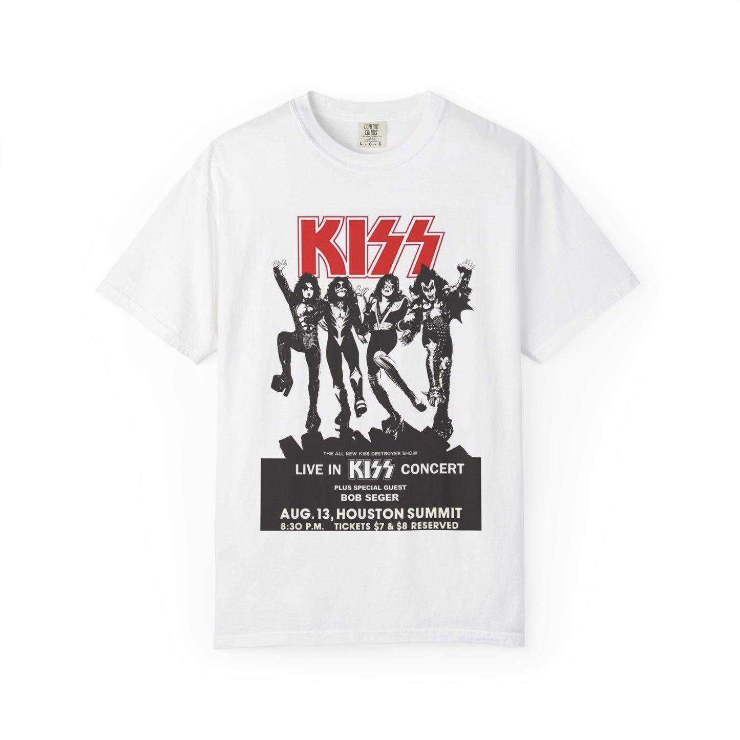 KISS Concert Graphic Unisex T-Shirt - Live in Concert Tee