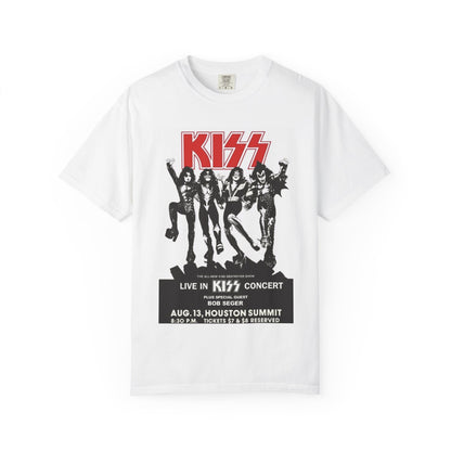 KISS Concert Graphic Unisex T-Shirt - Live in Concert Tee