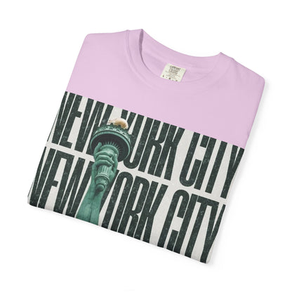 New York City Statue of Liberty Graphic T-Shirt — Retro Urban Travel Tee