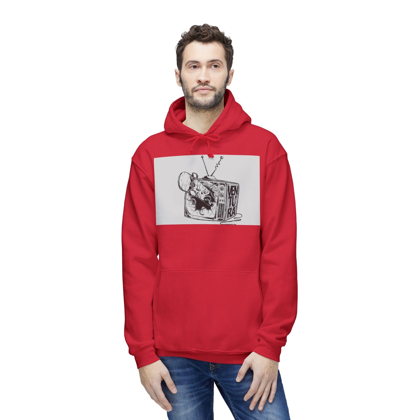 Brotherhood Skull Design Unisex Hooded Sweatshirt - Perfect for Adventure Lovers