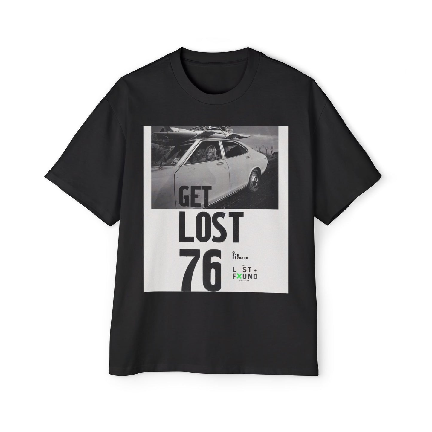 Get Lost 76 Tee — Vintage Car Graphic Oversized T‑Shirt