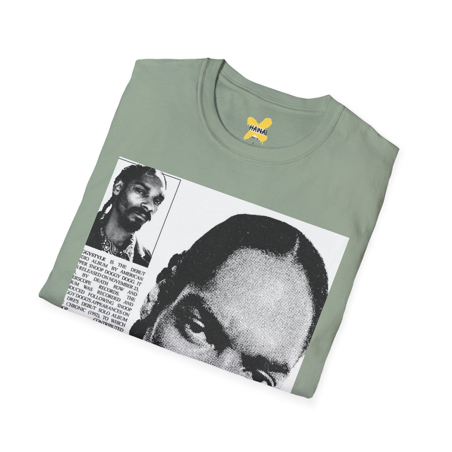 Retro Hip-Hop Unisex Softstyle T-Shirt with Snoop Dogg Design
