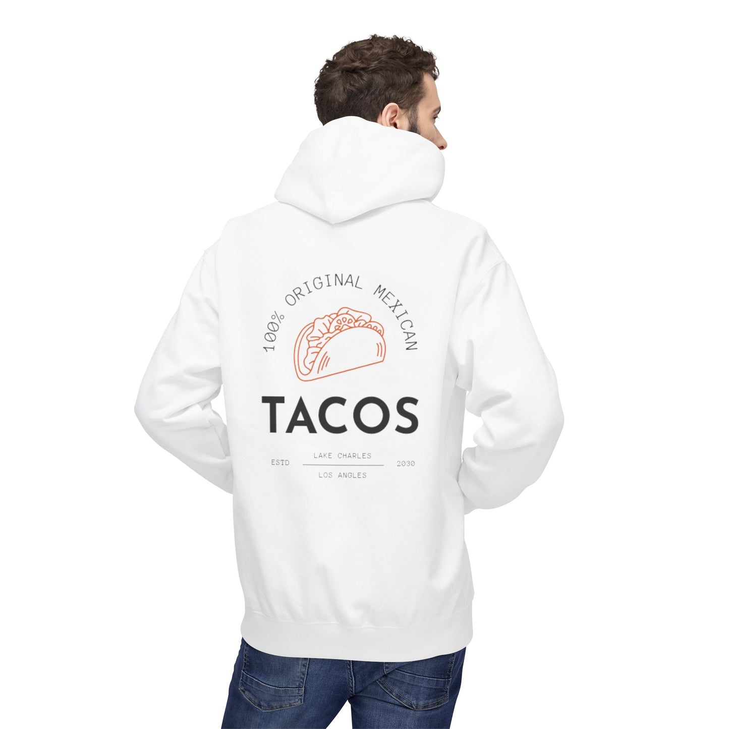 Unisex Taco Lover's Fleece Hoodie - 100% Original Mexican Design