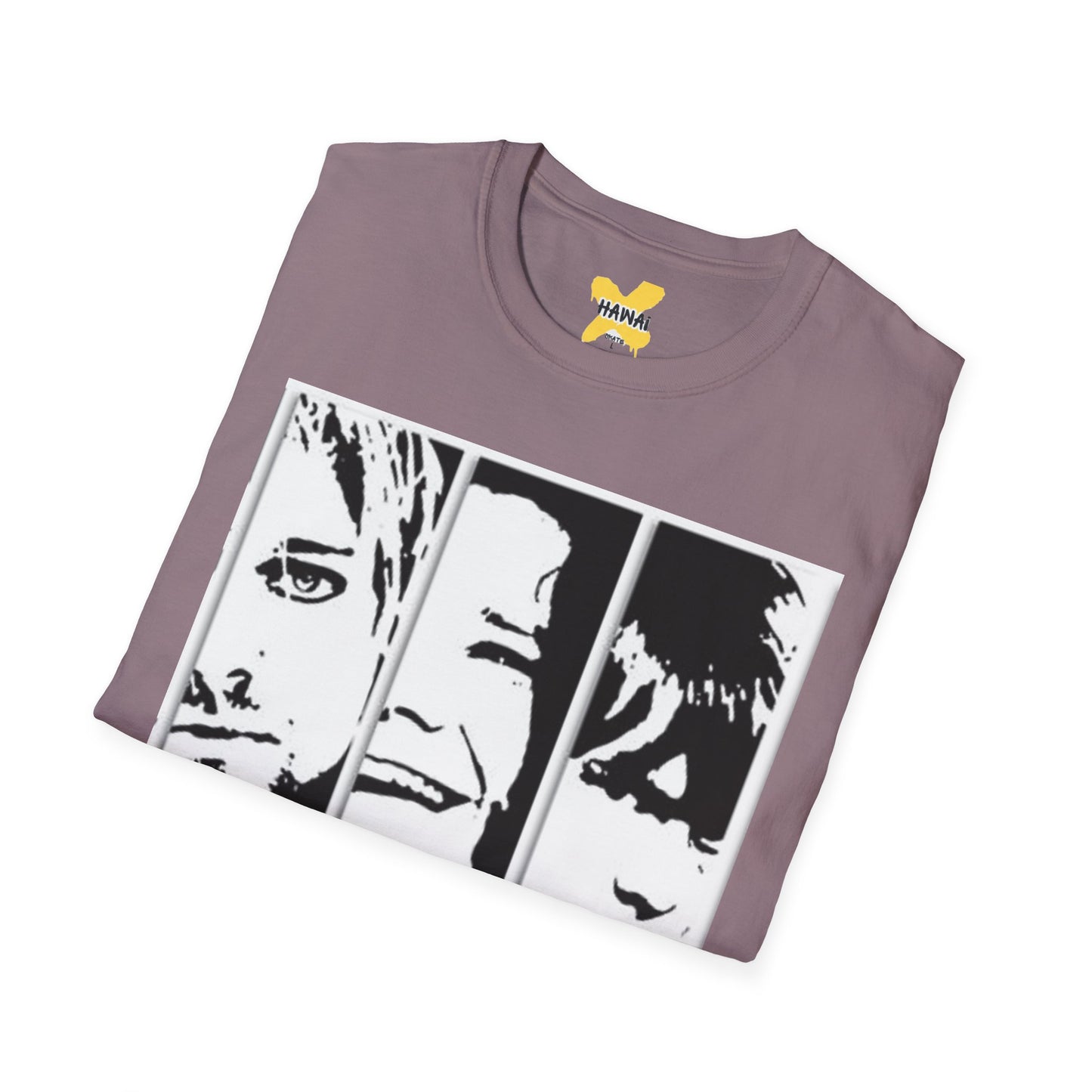 Trendy Band Graphic T-Shirt, Unisex Softstyle Tee, Casual Everyday Wear, Music Lover Gift, Rock Band Style