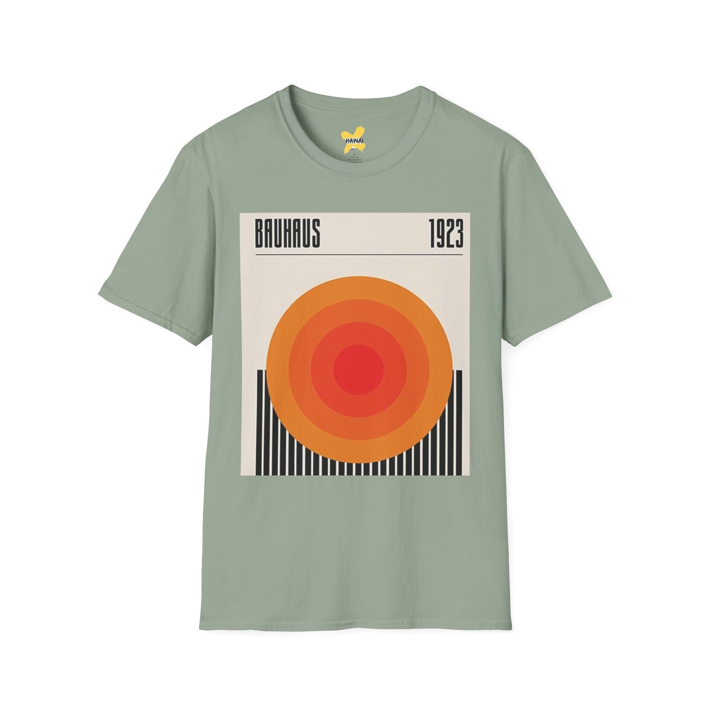 Retro Bauhaus 1923 Unisex Softstyle T-Shirt - Vintage Graphic Tee